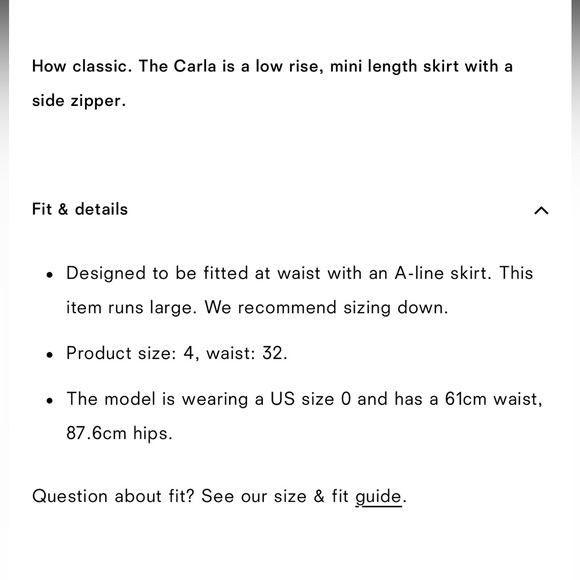 Reformation Carla low rise satin Black Mini Skirt - Picture 6 of 6